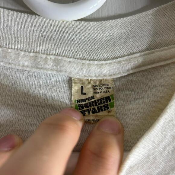 vintage 1984 CULTURE CLUB Boy George single stitch double sided tee shirt LARGE - Picture 6 of 8